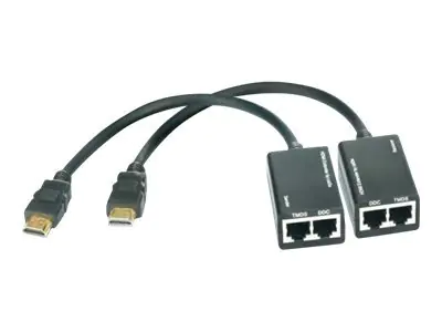 Techly IDATA EXT-E30D - Erweiterung für Video/Audio - bis zu 30 m