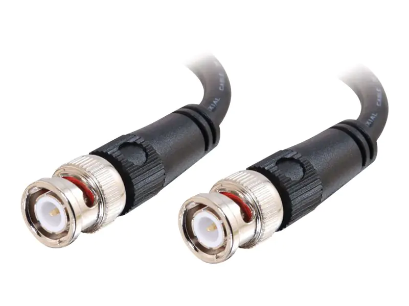 C2G - Videokabel - BNC männlich zu BNC männlich - 3 m - doppelt abgeschirmtes Koaxialkabel