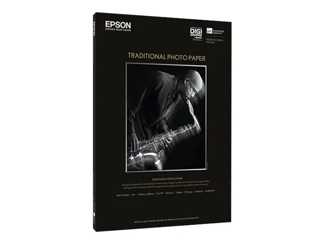 Epson Traditional Photo Paper - A4 (210 x 297 mm)
