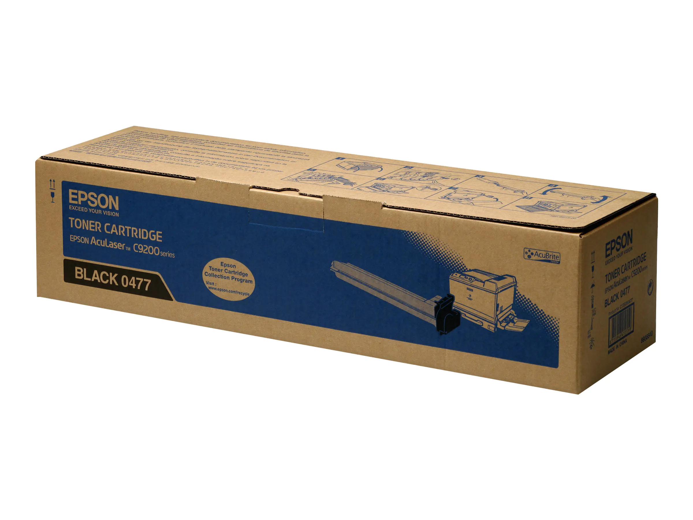 Epson - Schwarz - Original - Tonerpatrone - für AcuLaser C9200D3TNC, C9200DN, C9200DTN, C9200N