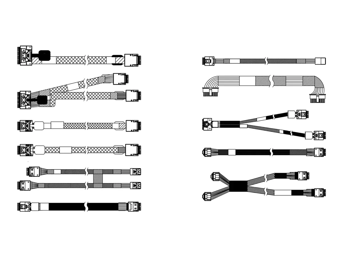 Lenovo Speicherkabelkit - für 6 x SATA/SAS 4X97A83833