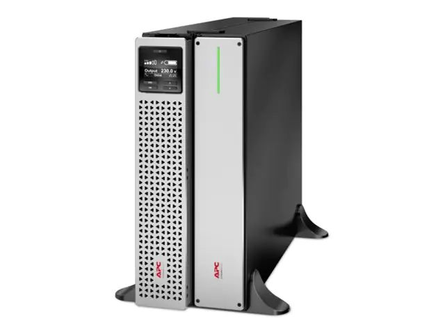 APC Smart-UPS On-Line SRTL1500RM4UXLI - USV (Rack - einbaufähig) (hohe Dichte) - Wechselstrom 220/230 V - 1350 Watt - 1500 VA - Lithium-Ionen - Ausgangsanschlüsse: 8 - 4U - 1.83 m Schnur - Schwarz mit silberner Frontblende