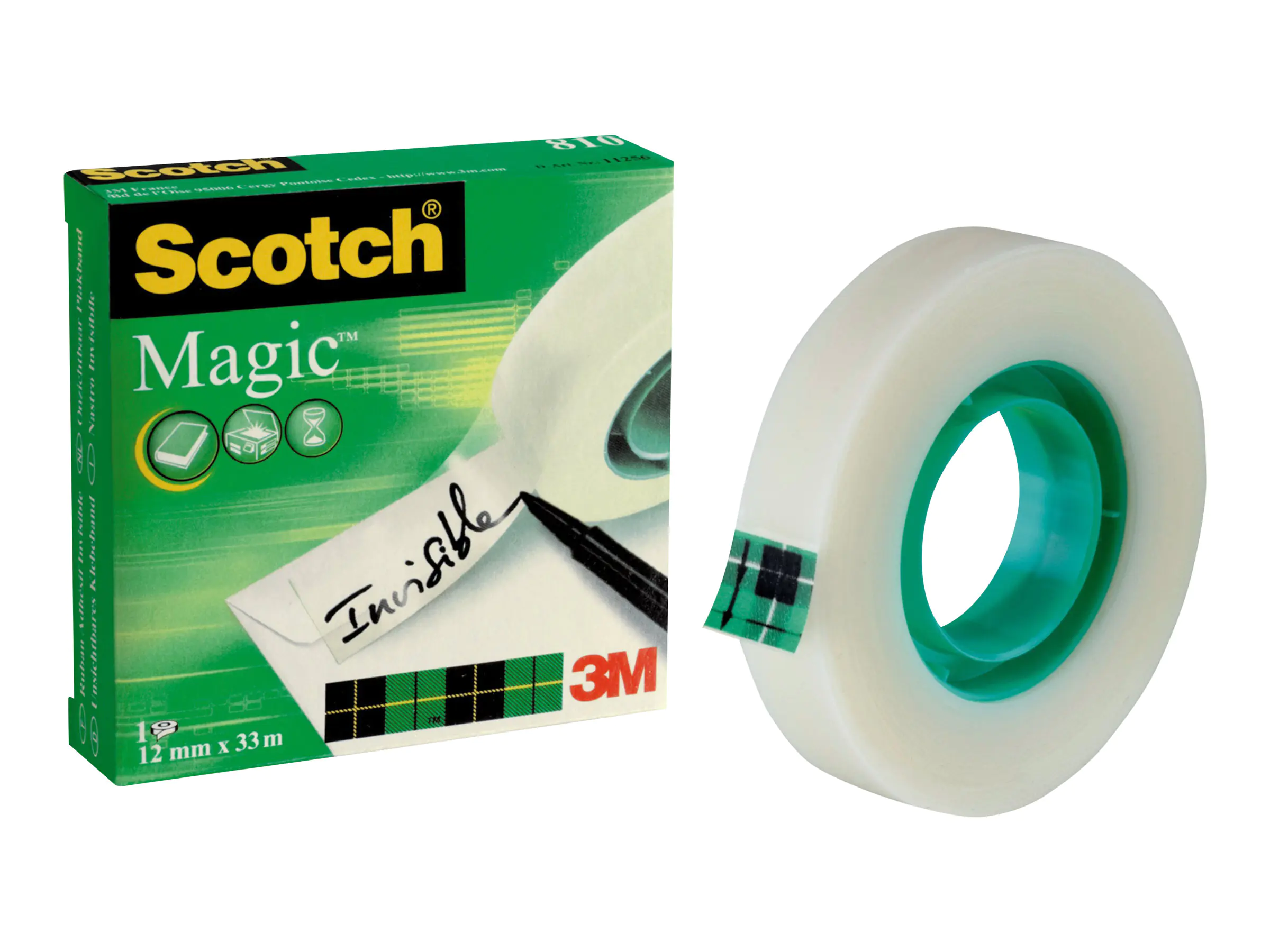3M Scotch Magic 810 - Büro-Klebeband - 12 mm x 33 M8101233