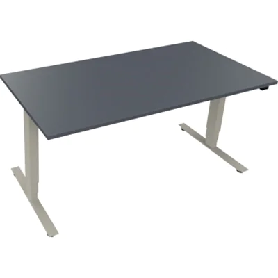 Sitz-/Stehtisch T-Kufe klappbar B1600xT800xH625-1285 si/Lavagrau Sitz-/Stehtisch T-Kufe klappbar B1600xT800xH625-1285 si/Lavagrau