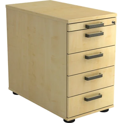 Hammerbacher Standcontainer Solid VSC50/3/3/SG ahorn/ahorn Hammerbacher Standcontainer Solid VSC50/3/3/SG ahorn/ahorn