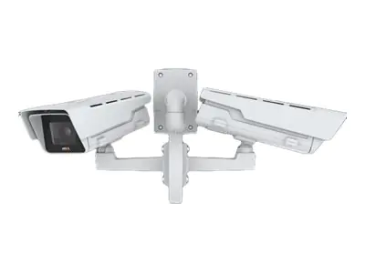AXIS T94V01C Dual Mount - Kamerahalterung - Deckenmontage möglich, Pfosten montierbar, geeignet für Wandmontage - Innenbereich, Außenbereich - weiß - für AXIS AXIS P3245, M3215, P1367, P1385, P1455, P3255, P3375, Q3515, Q3517, Q3536, Q3538
