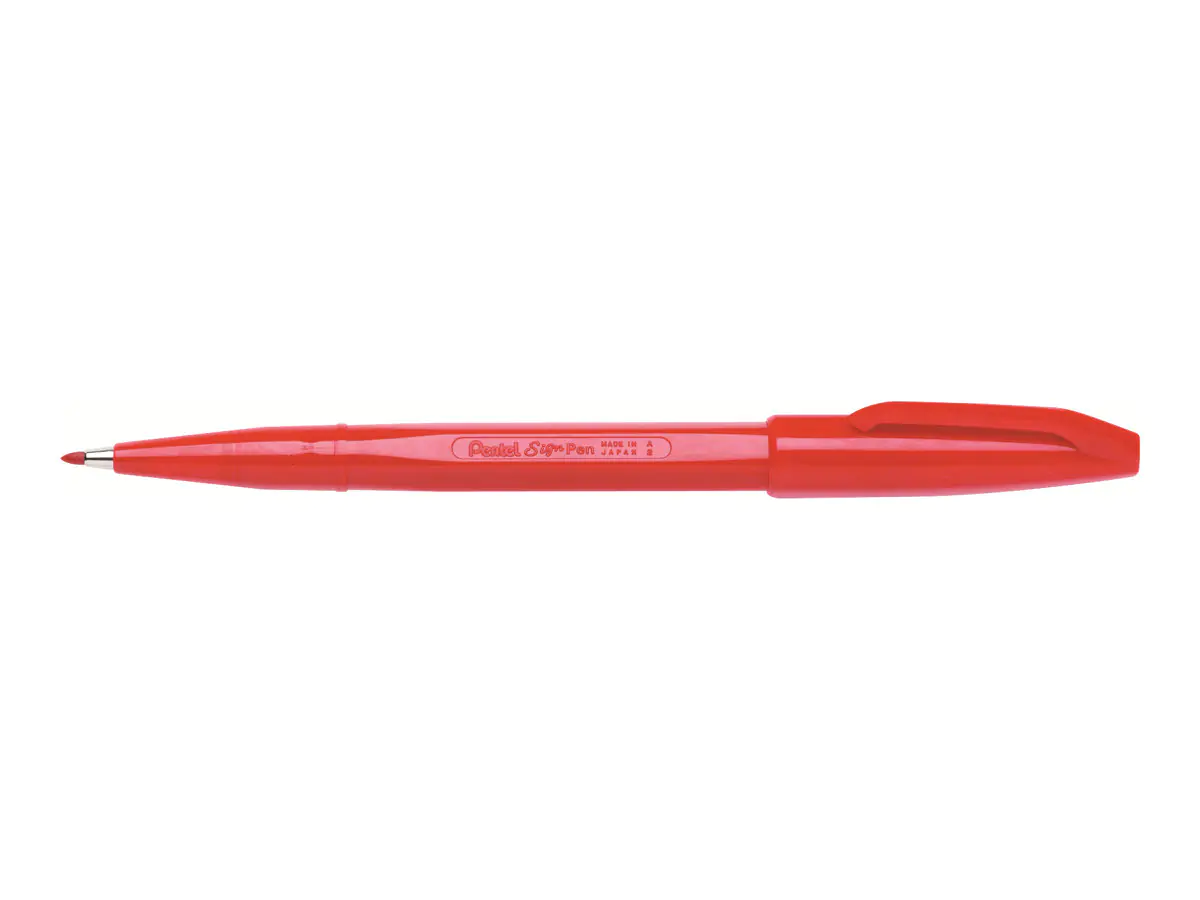 Pentel Feinschreiber Sign Pen S520-B max. 0,8mm Acrylspitze rt