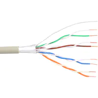InLine Telefon-Kabel 8-adrig - 4x2x0,6mm - zum Verlegen - 100m Rolle