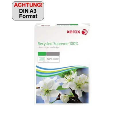 Xerox Kopierpapier Recycled Supreme 003R95861 DIN A3 weiß 500 Bl./Pack. Xerox Kopierpapier Recycled Supreme 003R95861 DIN A3 weiß 500 Bl./Pack.