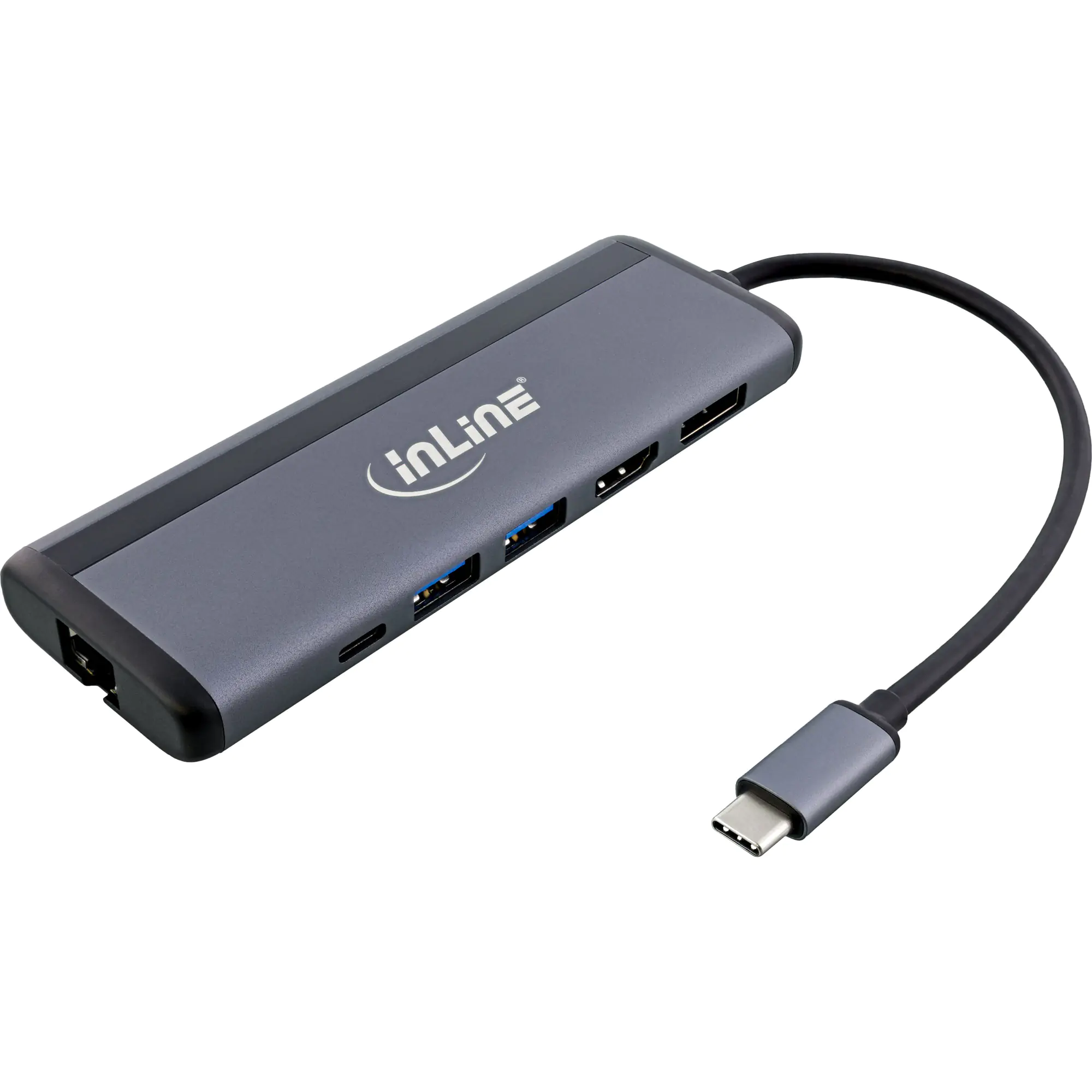 InLine - Dockingstation - USB-C 3.2 Gen 1 - HDMI, DP InLine - Dockingstation - USB-C 3.2 Gen 1 - HDMI, DP