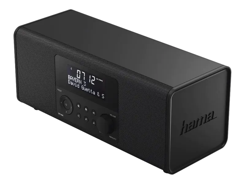 Hama DR1400 - DAB-Radio - 2 x 3 Watt - Schwarz
