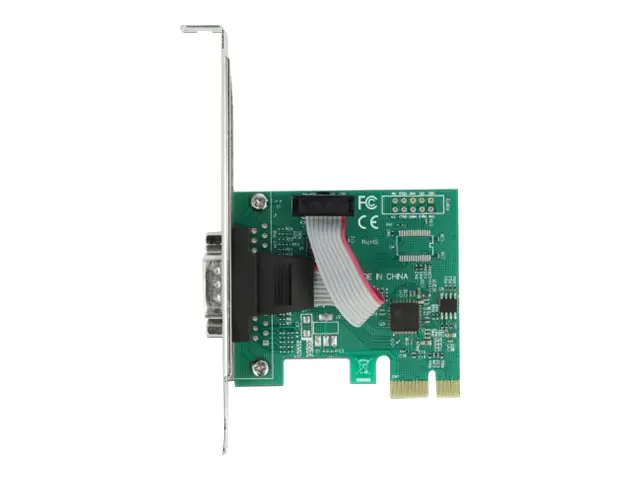 DeLOCK PCI Express Card to 1 x Serial RS-232 - Serieller Adapter - PCIe 2.0 Low-Profile - RS-232 x 1 - grün