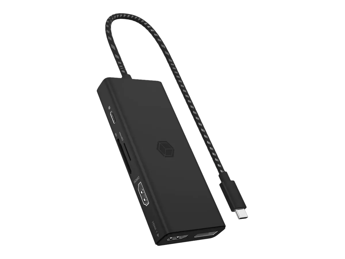 ICY BOX IB-DK4011-CPD - Dockingstation - USB-C 3.2 Gen 1 - 2 x HDMI, DP