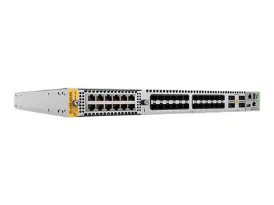 Allied Telesis AT X950-28XSQ - Switch - L3 - managed - 24 x 1 Gigabit / 10 Gigabit SFP+ + 4 x 40/100 Gigabit QSFP+ / QSFP28 - an Rack montierbar - mit 1 Jahr Net Cover support
