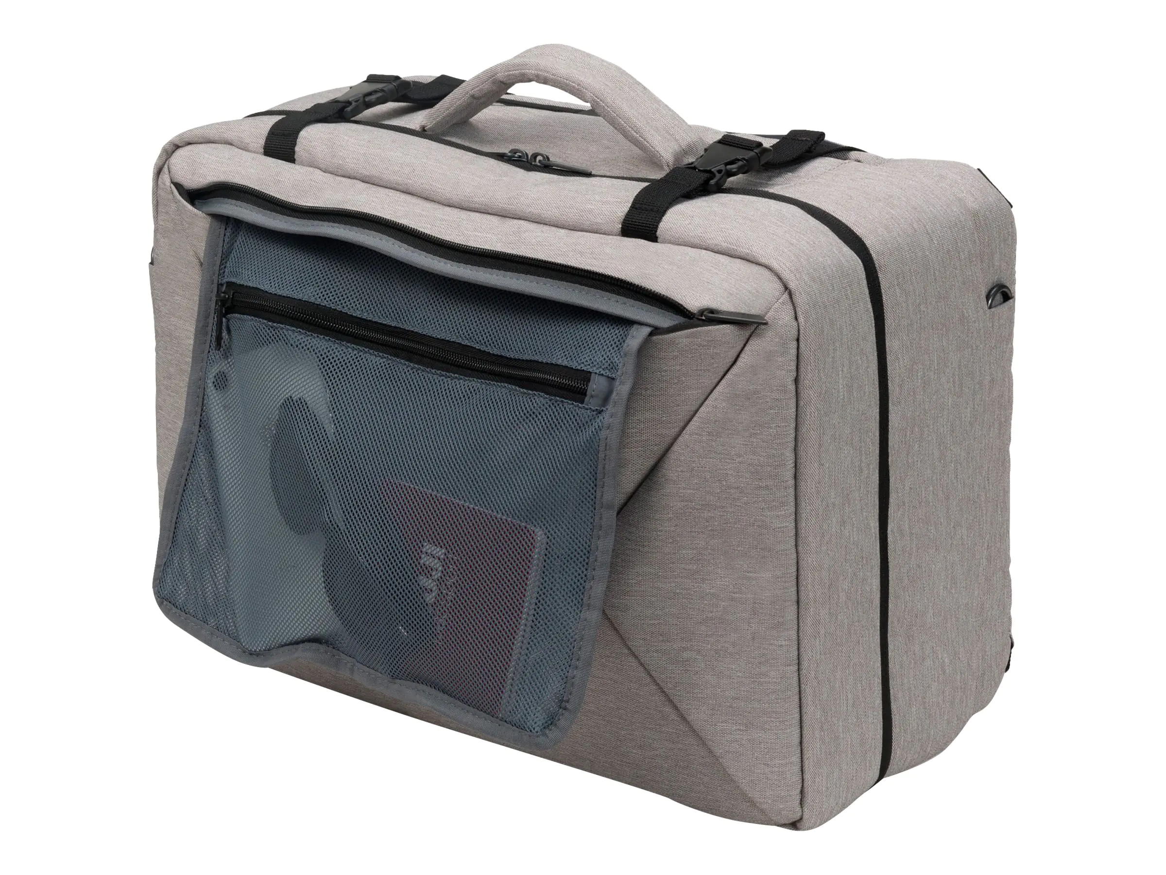 DICOTA Backpack Dual Plus EDGE - Notebook-Rucksack - 39.6 cm - 13" - 15.6" - Hellgrau