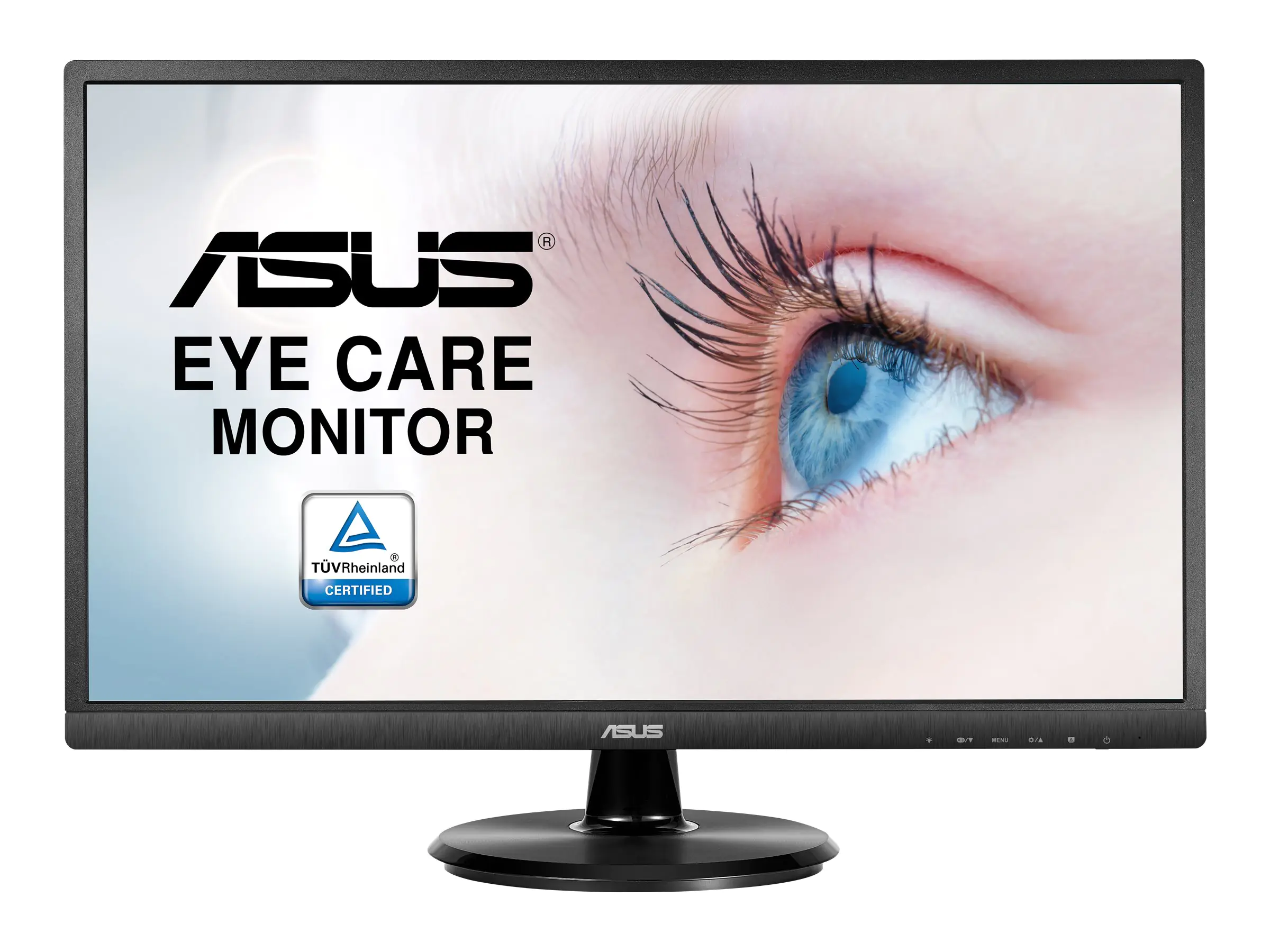ASUS VA249HE - LED-Monitor - 61 cm (23.8") - 1920 x 1080 Full HD (1080p) @ 60 Hz - VA - 250 cd/m² - 3000:1 - 5 ms - HDMI, VGA - Schwarz