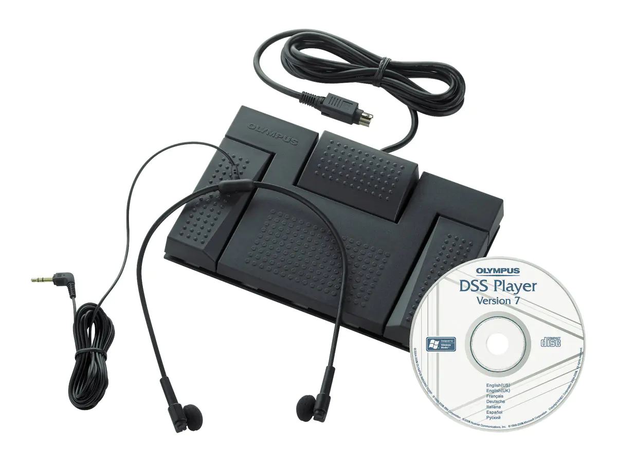 Olympus AS 2400 Transcription Kit - Zubehörkit für digitaler Sprachrekorder - für Olympus DS-2400