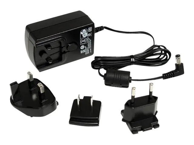 StarTech 12V 1,5A DC Universal-Netzgerät - Netzteil - Wechselstrom 100-240 V - Schwarz - für P/N: IES81GW, ST121HDBTL, ST121HDBTSC, SV231DPDDUA2, SV431DPDDUA2, SV431DPUA2, SVA12M5NA
