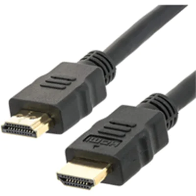 TECHly - Highspeed - HDMI-Kabel mit Ethernet - HDMI männlich zu HDMI männlich - 7.5 m - Schwarz - bi-direktional, unterstützt 4K 24 Hz (4096 x 2160), 100 Mbps Ethernet support