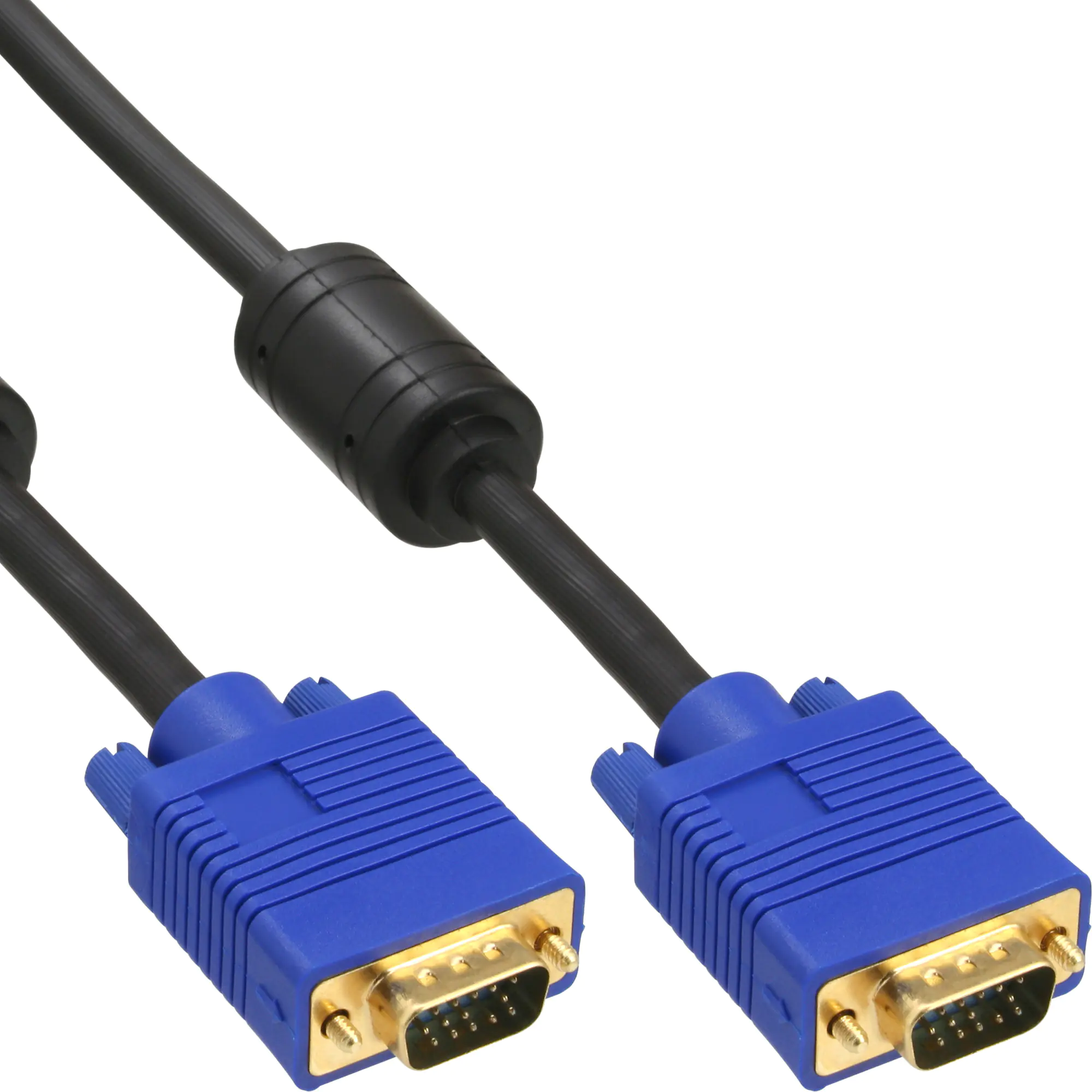 InLine Premium - VGA-Kabel - HD-15 ohne Pol 9 (M) zu HD-15 ohne Pol 9 (M) - 20 m - geformt - Schwarz