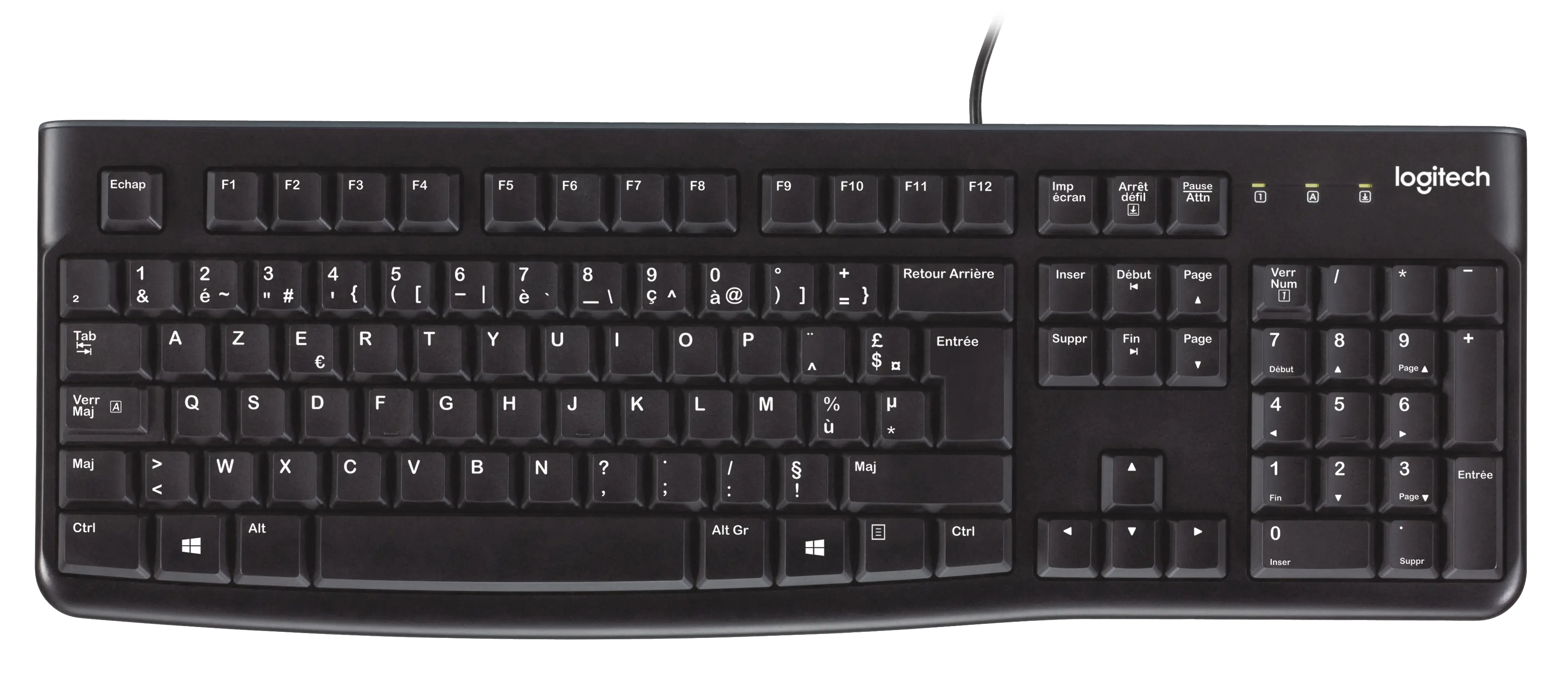 Logitech K120 - Tastatur - USB - Belgien