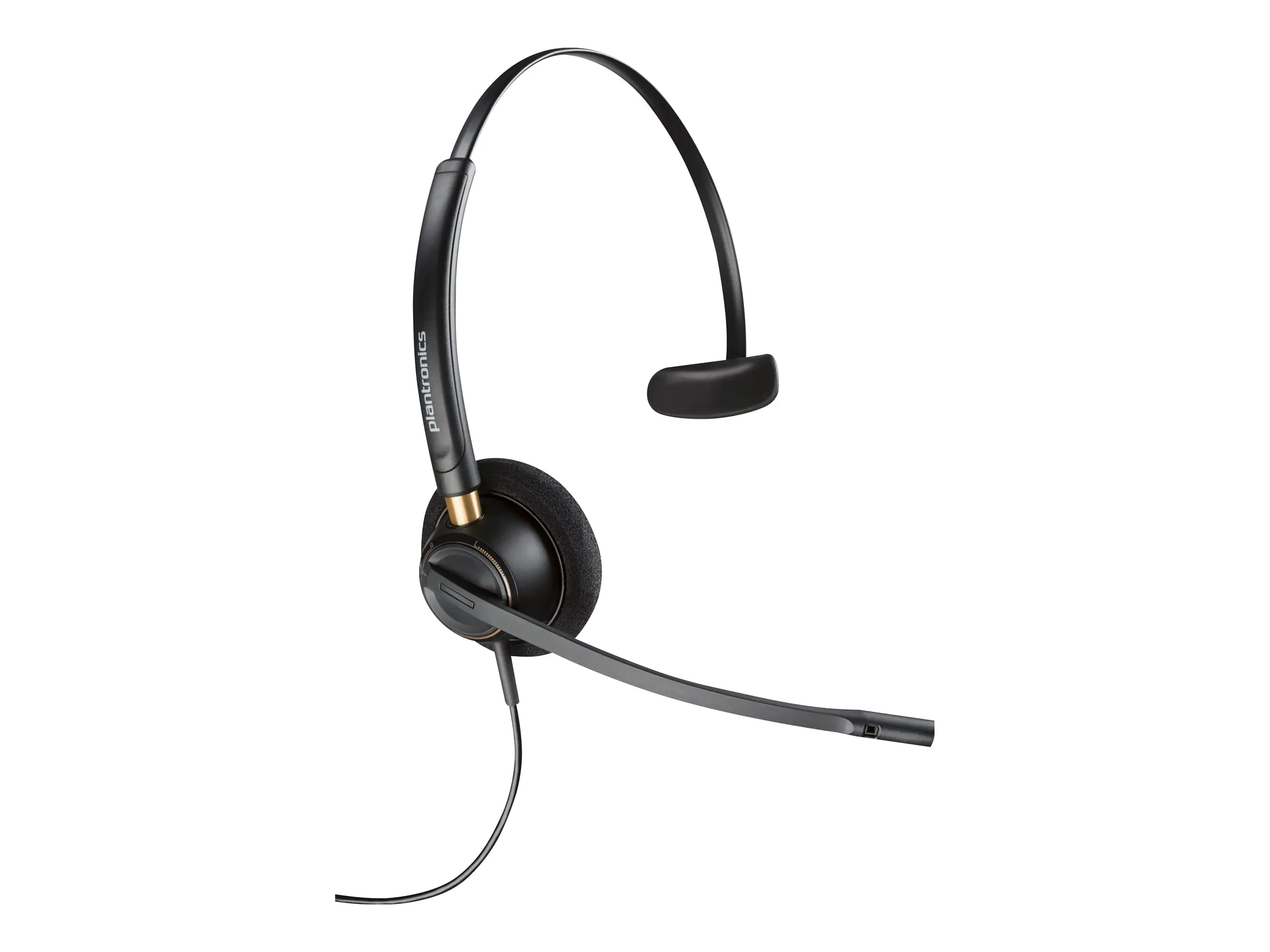 Poly EncorePro HW510 - EncorePro 500 series - Headset - On-Ear - kabelgebunden - 3,5 mm Stecker - Schwarz - Zertifiziert für Skype für Unternehmen, UC-zertifiziert Poly EncorePro HW510 - EncorePro 500 series - Headset - On-Ear - kabelgebunden - 3,5 mm Stecker - Schwarz - Zertifiziert für Skype für Unternehmen, UC-zertifiziert