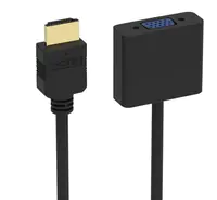 PORT - Videoadapter - HDMI männlich zu HD-15 (VGA) weiblich - 20 cm
