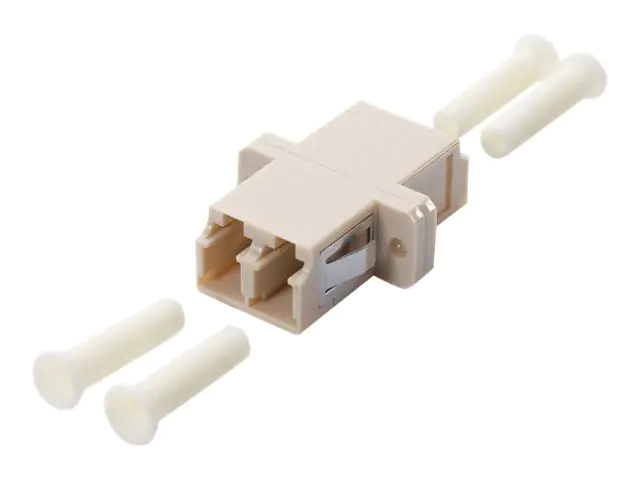 equip Pro - Netzwerkkoppler - LC Multi-Mode (W) zu LC Multi-Mode (W) - Glasfaser - OM3 - beige