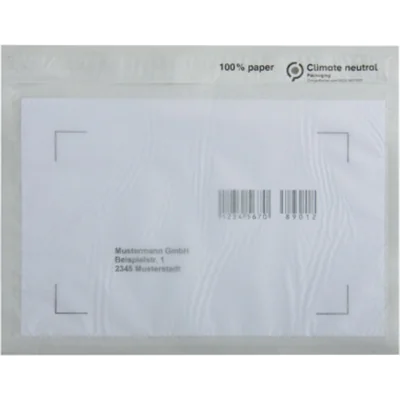 Dokumententasche DIN C6 175 x 135 mm (B x H) Pergamynpapier transparent 250 St./Pack. Dokumententasche DIN C6 175 x 135 mm (B x H) Pergamynpapier transparent 250 St./Pack.