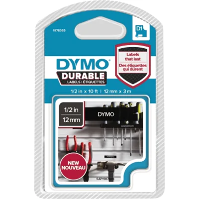 DYMO Schriftbandkassette D1 1978365 12mmx3m ws auf sw DYMO Schriftbandkassette D1 1978365 12mmx3m ws auf sw