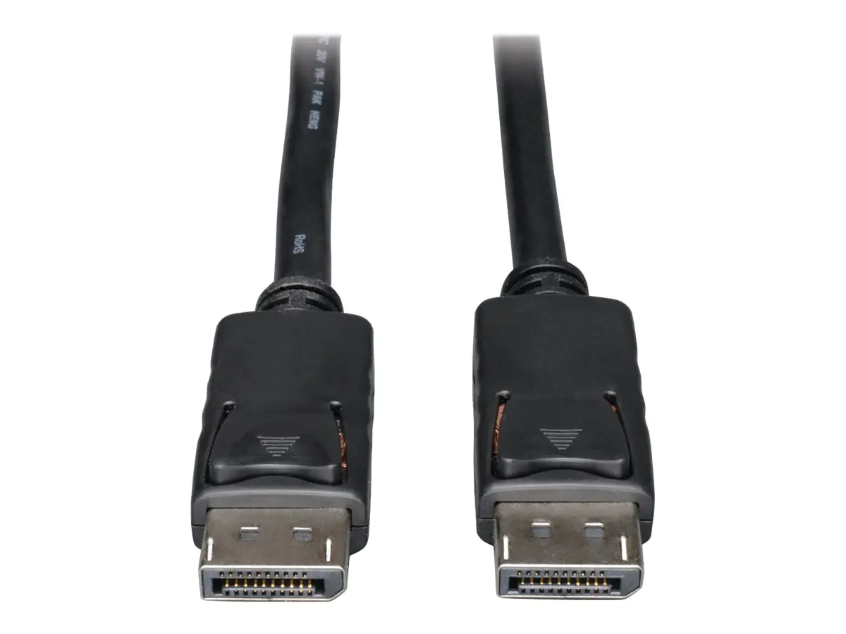 Eaton Tripp Lite Series DisplayPort Cable with Latching Connectors, 4K 60 Hz (M/M), Black, 3 ft. (0.91 m) - DisplayPort-Kabel - DisplayPort (M) zu DisplayPort (M) - 91 cm - Schwarz