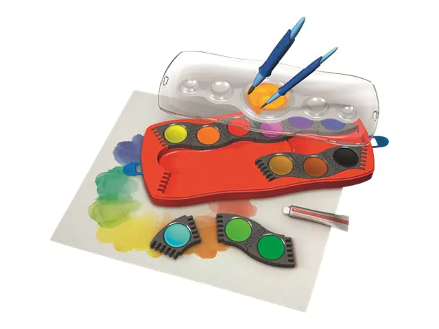 FABER CASTELL Farbkasten Connector 125030 12Farben