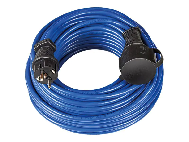 brennenstuhl Super Solid AT-N05V3V3-F 3G1,5 - Spannungsversorgungs-Verlängerungskabel - 10 m - Blau