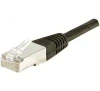 Dexlan - Patch-Kabel - RJ-45 (M) zu RJ-45 (M) - 7.5 m - FTP - CAT 6a - geformt - Schwarz Dexlan - Patch-Kabel - RJ-45 (M) zu RJ-45 (M) - 7.5 m - FTP - CAT 6a - geformt - Schwarz