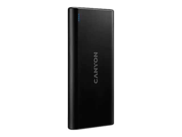 Canyon PB-106 - Powerbank - 10000 mAh - 2.1 A - 2 Ausgabeanschlussstellen (USB) - Schwarz