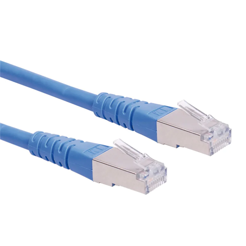 Roline - Patch-Kabel - RJ-45 (M) zu RJ-45 (M) - 15 m - SFTP - CAT 6e - Blau Roline - Patch-Kabel - RJ-45 (M) zu RJ-45 (M) - 15 m - SFTP - CAT 6e - Blau