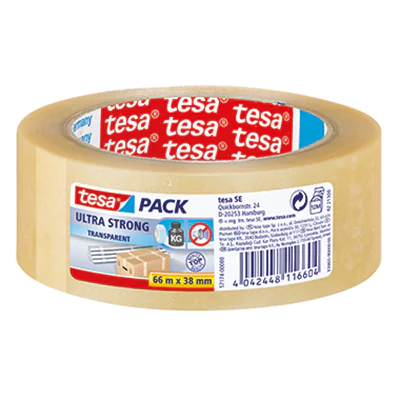 tesa Packband tesapack Ultra Strong 57174-00000 38mmx66m transparent tesa Packband tesapack Ultra Strong 57174-00000 38mmx66m transparent