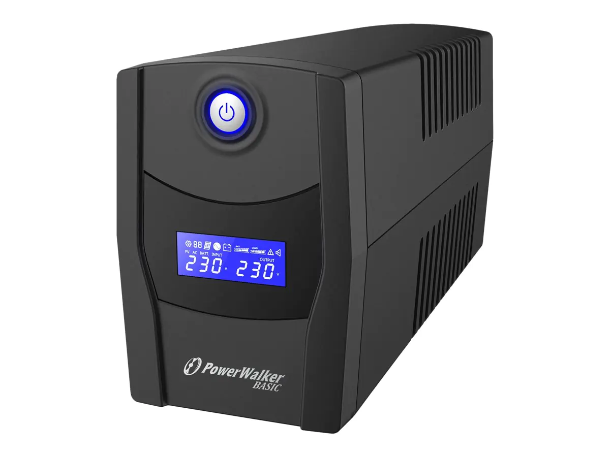 PowerWalker Basic VI 800 STL FR - USV - Wechselstrom 162 - 290 V - 480 Watt - 800 VA - 7.2 Ah - USB - Ausgangsanschlüsse: 2