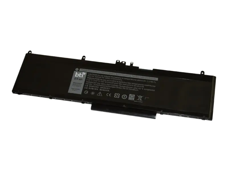 BTI WJ5R2-BTI - Laptop-Batterie (gleichwertig mit: Dell WJ5R2, Dell 4F5YV, Dell 04F5YV) - Lithium-Polymer - 6 Zellen - 7368 mAh - 84 Wh - für Dell Latitude E5570; Precision 3510