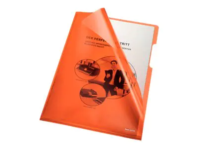 Bene L-förmiger Ordner - für A4 (210 x 297 mm) - orange (Packung mit 100) 205000OR