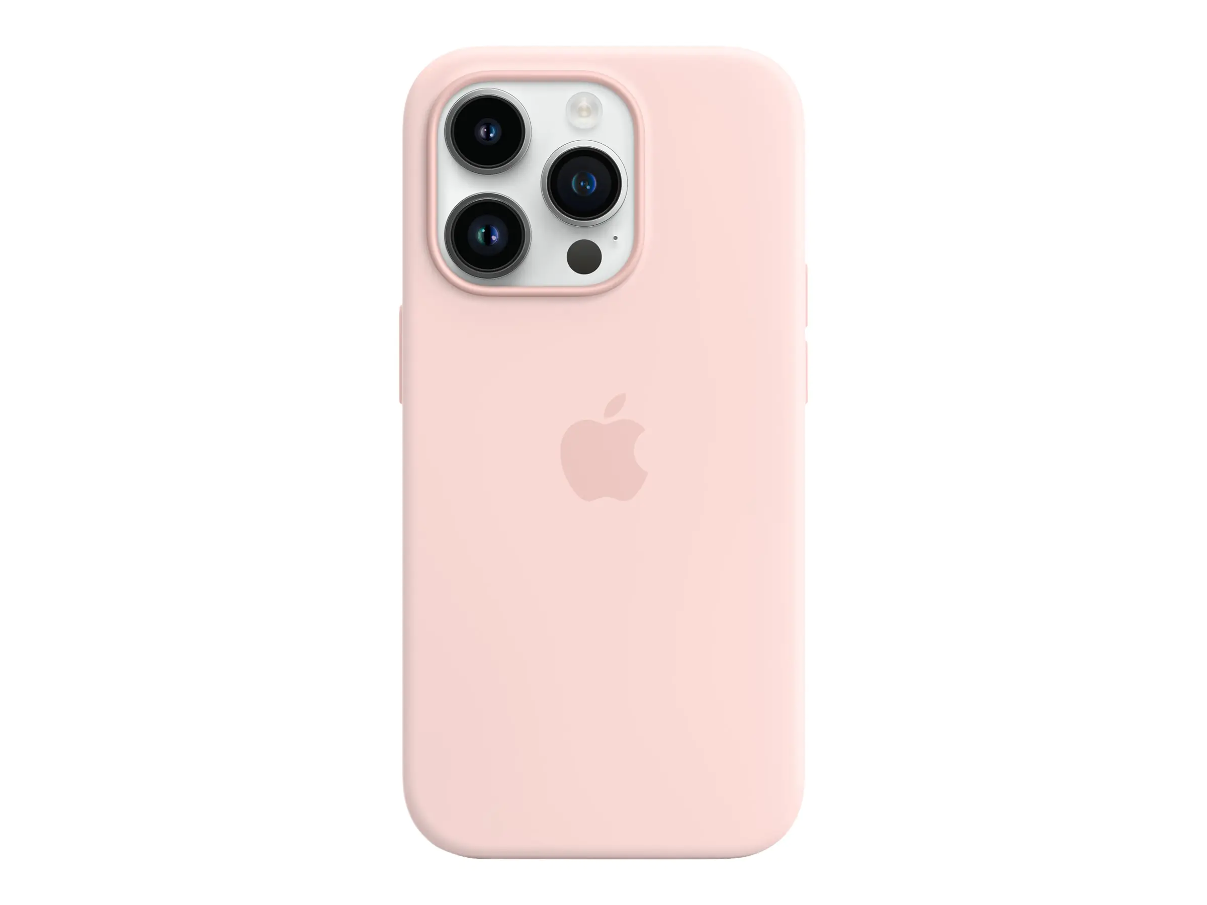 Apple - Hintere Abdeckung für Mobiltelefon - mit MagSafe - Silikon - Chalk Pink - für iPhone 14 Pro