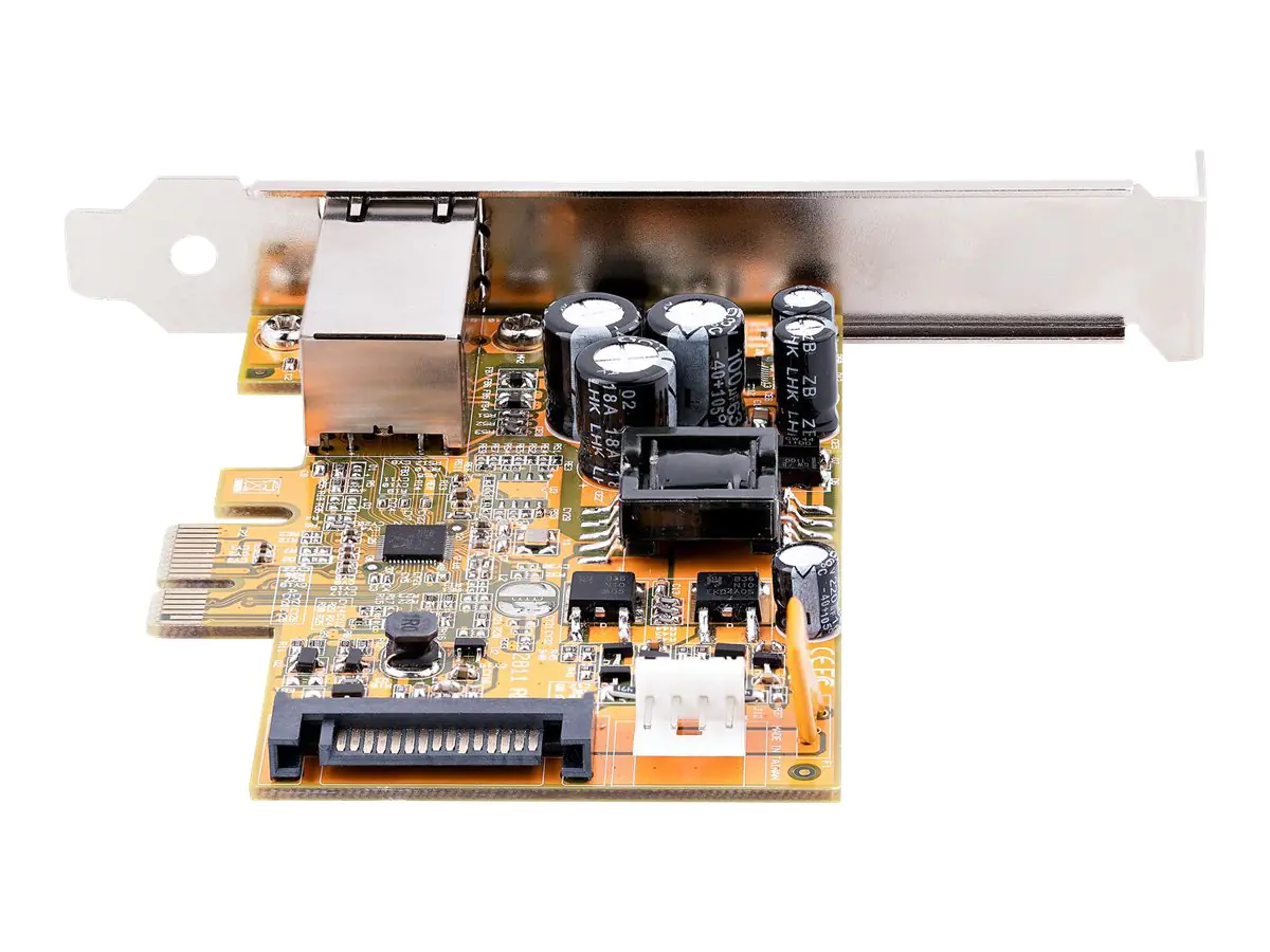 StarTech 1 Port 2.5Gbps PoE Network Card, PCIe Ethernet Card w/RJ45 Port, 30W 802.3at PoE NIC for Desktops/Servers, Network PoE LAN Adapter w/Low-Profile Bracket Included - NBASE-T, Windows/Linux Support (ST1000PEXPSE) - Netzwerkadapter - PCIe 2.1 Low-Pro