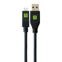 Techly USB3.1 Gen.2 Kabel Stecker Typ-A - USB Typ-C Schwarz 1 m - Kabel - Digital/Daten