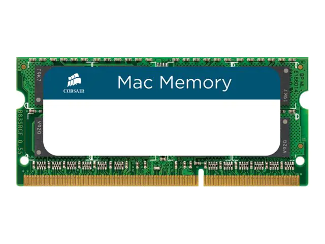 CORSAIR Mac Memory - DDR3L - Kit - 16 GB: 2 x 8 GB - SO DIMM 204-PIN - 1600 MHz / PC3-12800 - CL11 - 1.35 V - ungepuffert - non-ECC