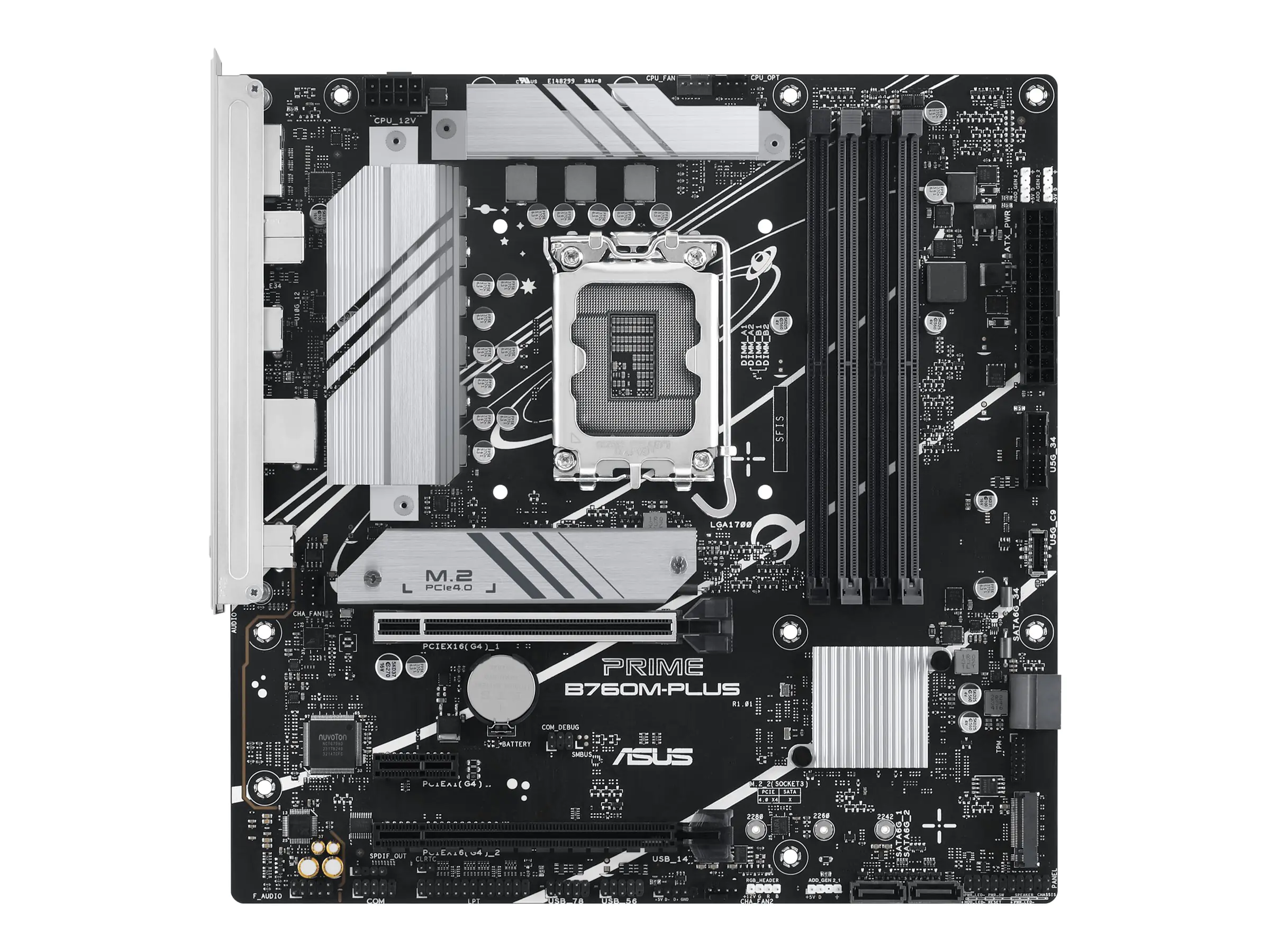 ASUS PRIME B760M-PLUS - Motherboard - micro ATX - LGA1700-Sockel - B760 Chipsatz - USB 3.2 Gen 1, US