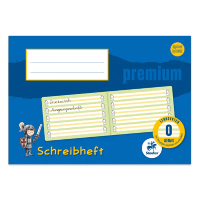 Staufen Schreiblernheft Premium DIN A5 quer liniert 0 90g/m² 16 Bl. Staufen Schreiblernheft Premium DIN A5 quer liniert 0 90g/m² 16 Bl.