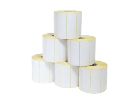 Zebra Z-Select 2000T - Matt - permanenter Acrylklebstoff - beschichtet - perforiert - 6,3 mil - weiß - 51 x 102 mm 16440 Etikett(en) (12 Rolle(n) 800274-205