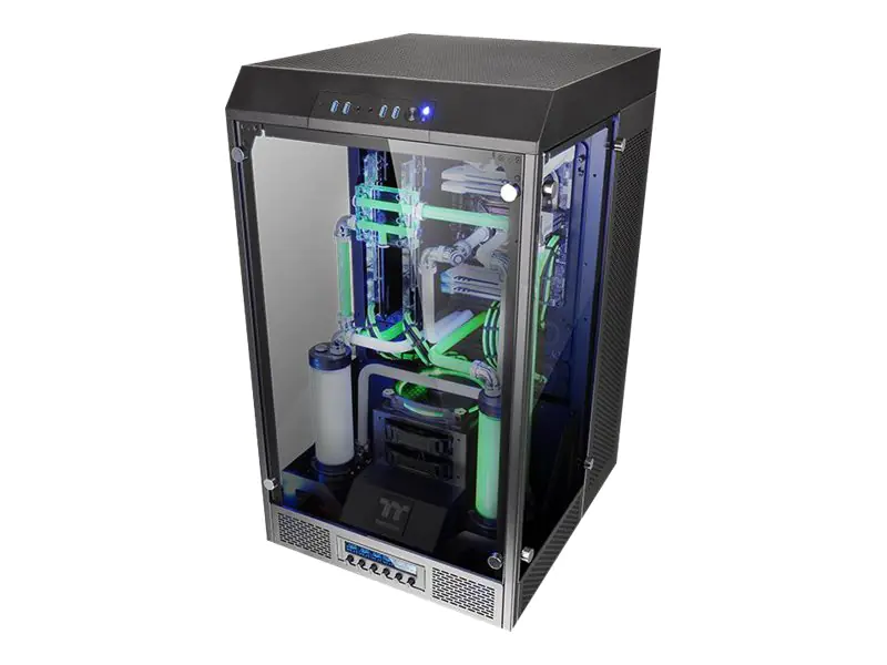 Thermaltake The Tower 900 - Tower - Erweitertes ATX - ohne Netzteil (PS/2) - Schwarz - USB/Audio