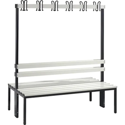 C+P Garderobenbank 8051200S10022 1650x1500x756mm sgr/lgr