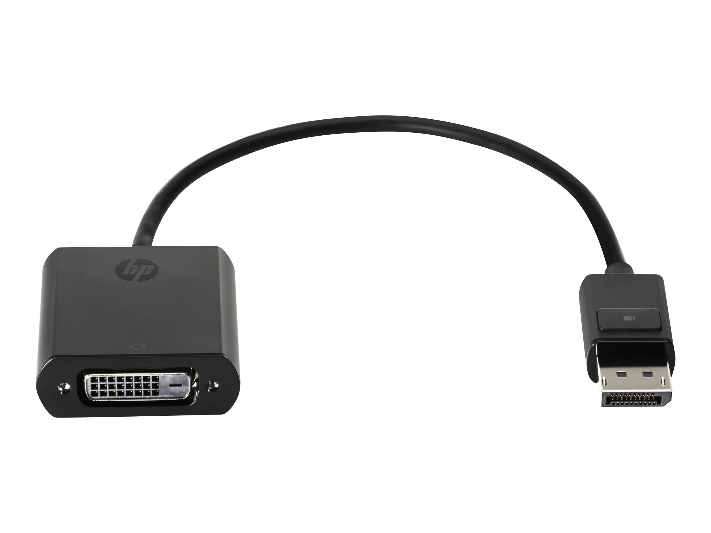HP - DVI-Kabel - DisplayPort (M) zu DVI-D (W) - 19 cm - für EliteDesk 80X G8; EliteOne 800 G8; ProDesk 405 G8; ProOne 440 G9; Workstation Z2 G8, Z2 G9